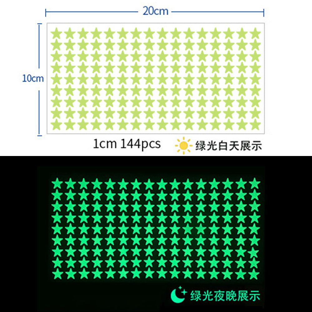 Glow in The Dark Stars Wall Stickers, 3D Glowing Stars for Ceiling and Wall Decals, Perfect for Kids Bedding Room or Party Birthday Gift