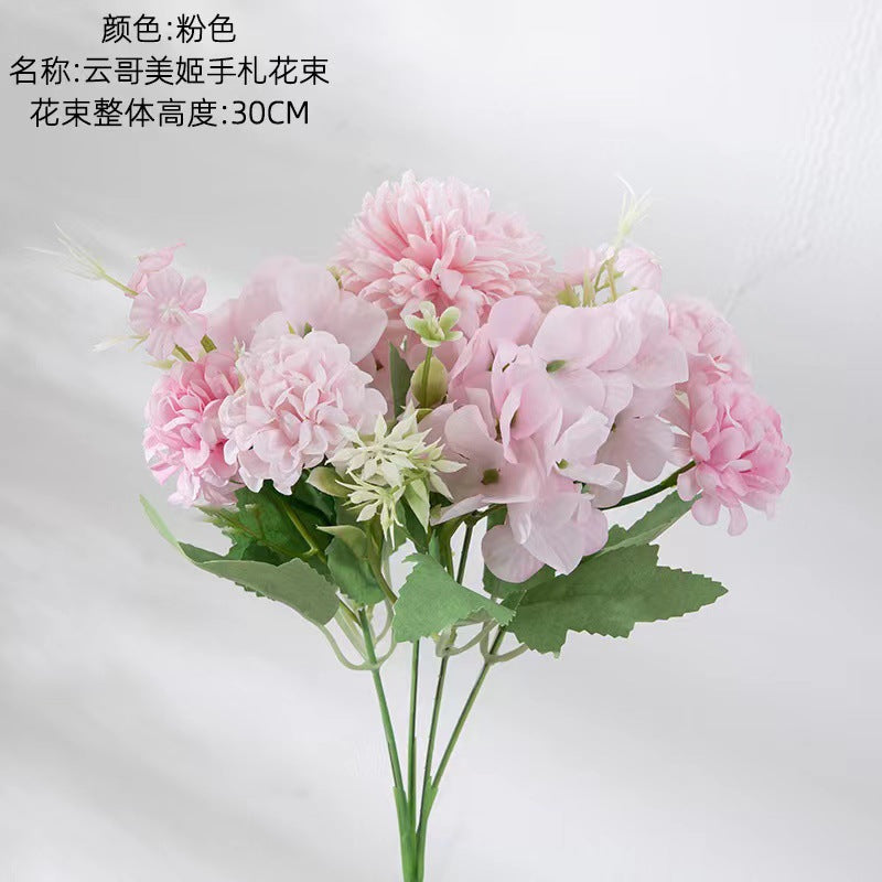 artificial flower bouquet 7-pronged simulated flower Peony bouquet Plastic flower, daisy flower Silk flower Dried flower Home decoration