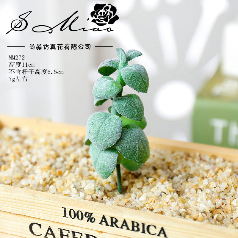Artificial green succulent flower head creative DIY supplies bonsai accessories artificial flower Jinhua directly from the manufacturer