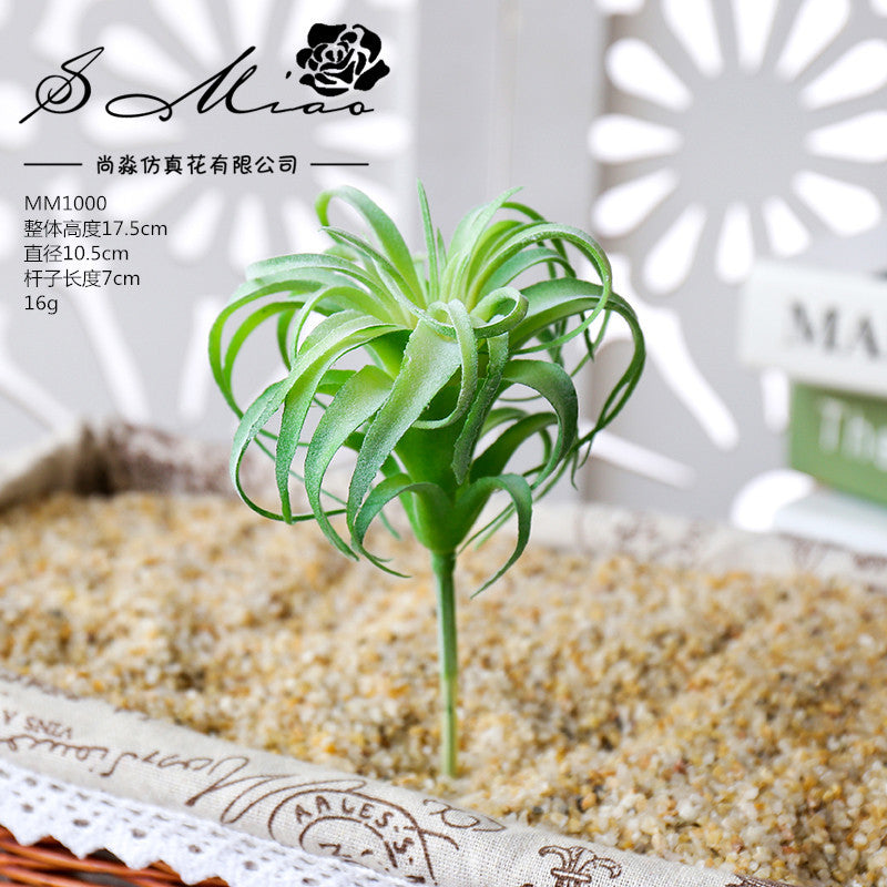 Artificial green succulent flower head creative DIY supplies bonsai accessories artificial flower Jinhua directly from the manufacturer