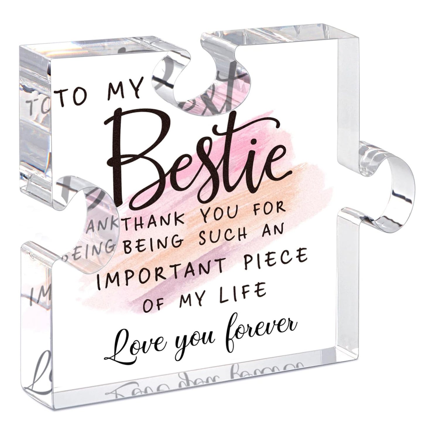 Thank You Gifts,Thank You Gifts For Womem,Best Friend Gift,Employee Appreciation Gifts,You are Spec-tacular Thank You For Being Sign Acrylic Puzzle Plaque Gift For Coworker Women Friend