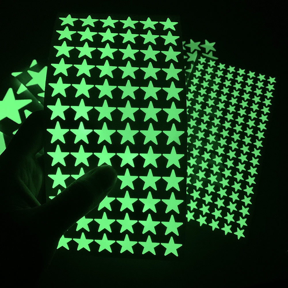 Glow in The Dark Stars Wall Stickers, 3D Glowing Stars for Ceiling and Wall Decals, Perfect for Kids Bedding Room or Party Birthday Gift
