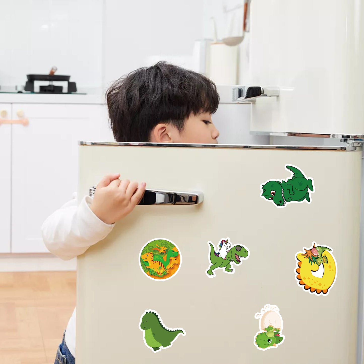 Dinosaur Stickers 152Pcs Alphabet  Sticker for Teens,Waterproof Tyrannosaurus rex Animal Sticker Decoration for Dinosaur Theme Party,Vinyl Allosaurus Stick Set Basket Socks Crafts Stuffers