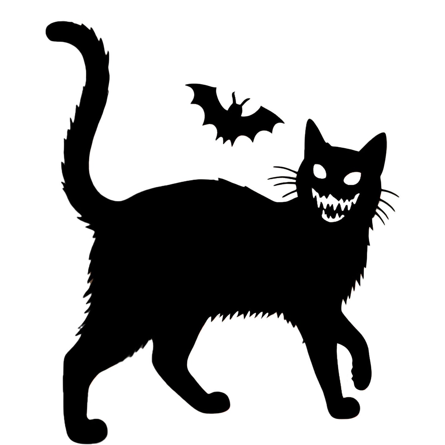 Black Cat Wall Sticker for Door Decor Peel and Stick Black Cat Wall Decal Removable Cute Pet Art Vinyl Stickers for Doors Bathroom Kids Room Bedroom Wall Decor
