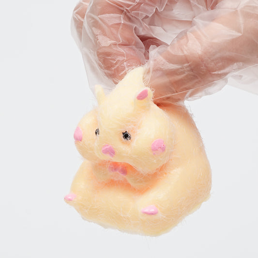 Pethomli 2 Pack Squishy Hamster Squishies Toy, Cute Cheese Hamster Squeeze Sensory Toys, Furry Squishy Animal Relief Stress Ball with PVC Packaging Gifts Fidget Novelty Toy for Kids Adults Yellow