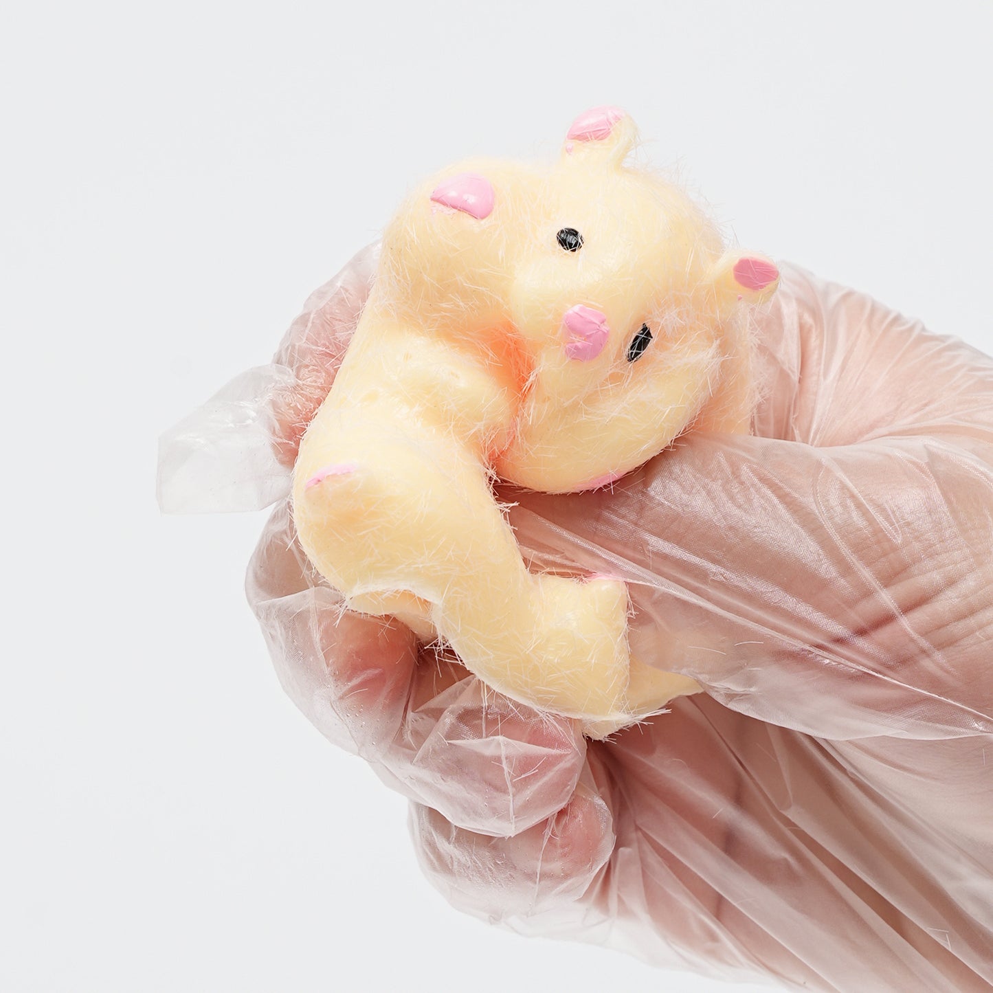 Pethomli 2 Pack Squishy Hamster Squishies Toy, Cute Cheese Hamster Squeeze Sensory Toys, Furry Squishy Animal Relief Stress Ball with PVC Packaging Gifts Fidget Novelty Toy for Kids Adults Yellow