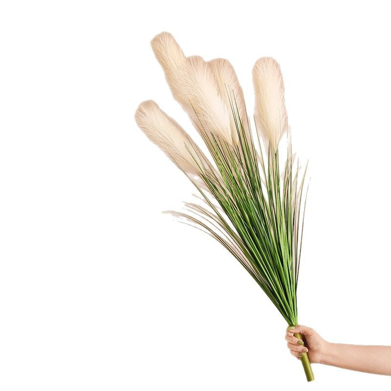 High-branched reed simulated flower handle bundle prop decoration Nordic interior decoration simulated flower simulated reed dog tail grass