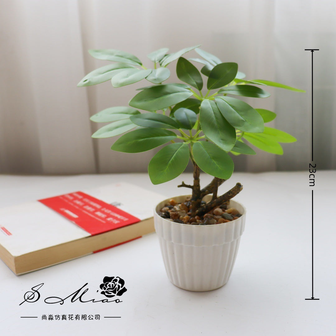 Fake flower fortune tree green plant bonsai artificial plant directly from the manufacturer simulation flower creative home ornament simulation potted plant
