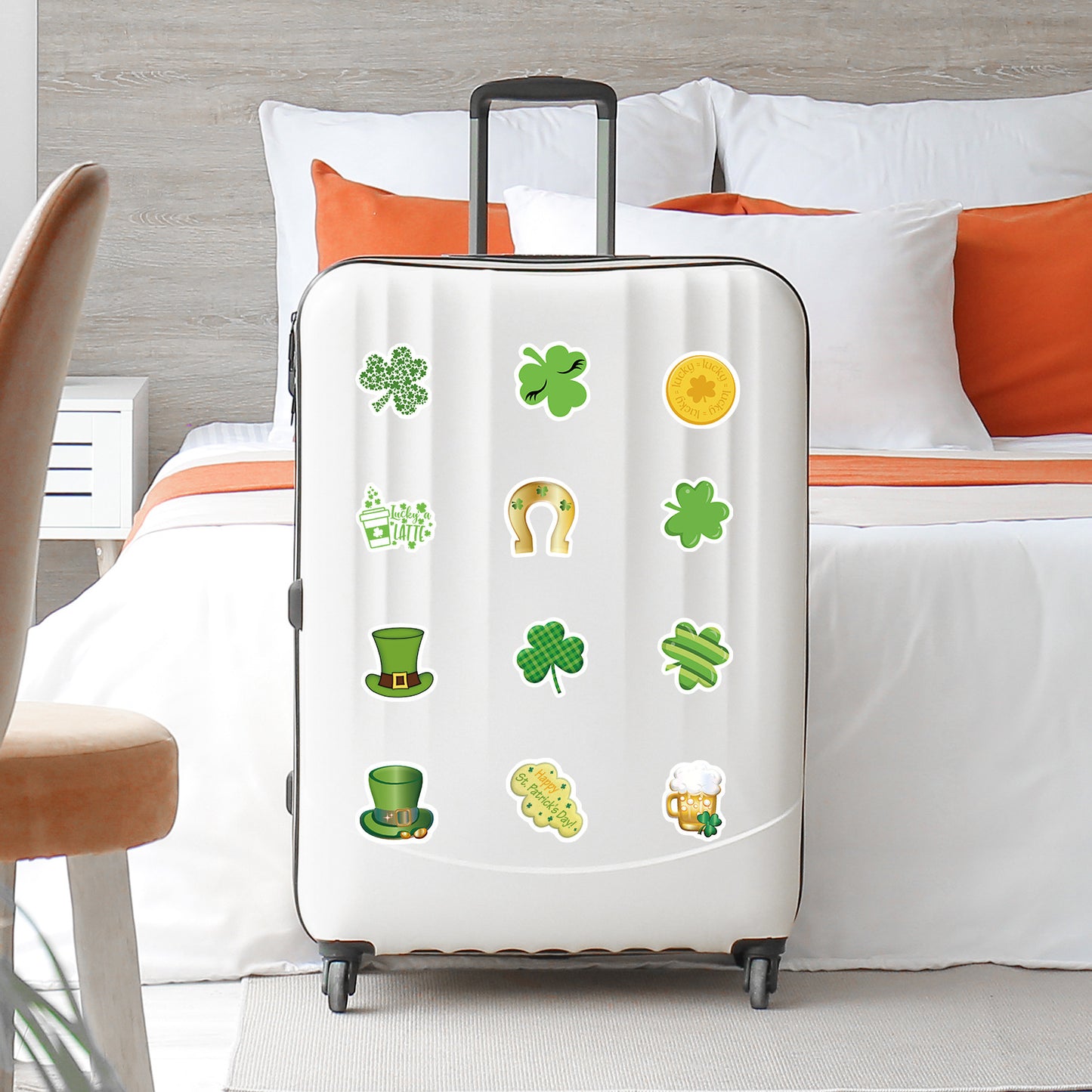 50 Sheets Saint Patel Festival Graffiti Stickers Skateboard Luggage Decorative Stickers Waterproof Creative Holiday Stickers Wholesale