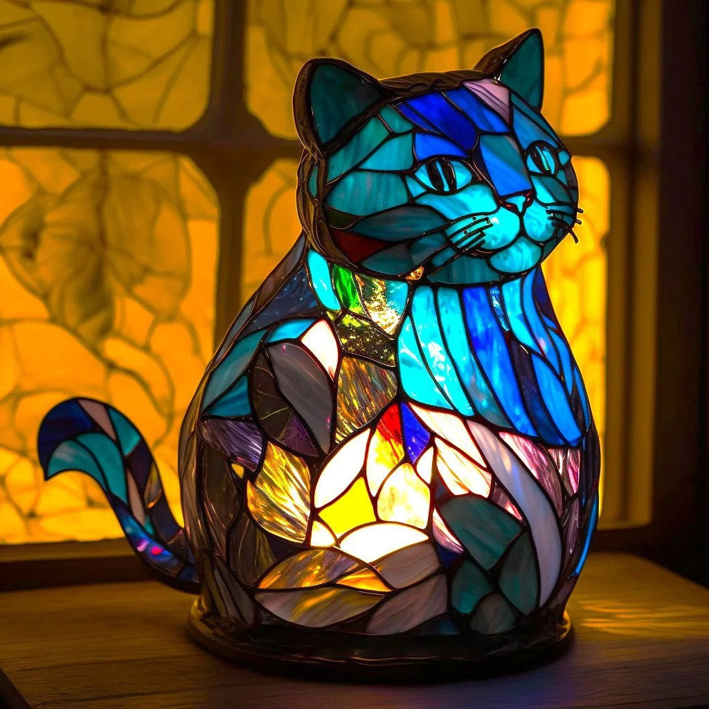 2026 new dog series resin ornament LED night light art animal statue creative home desktop decoration