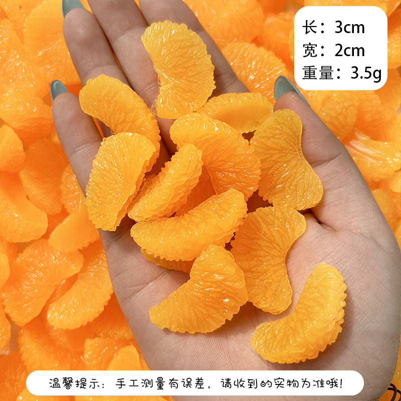 Simulation tpr fruit accessories simulation blueberry soft glue DIY material edible game cream glue accessories strawberry pineapple macaque