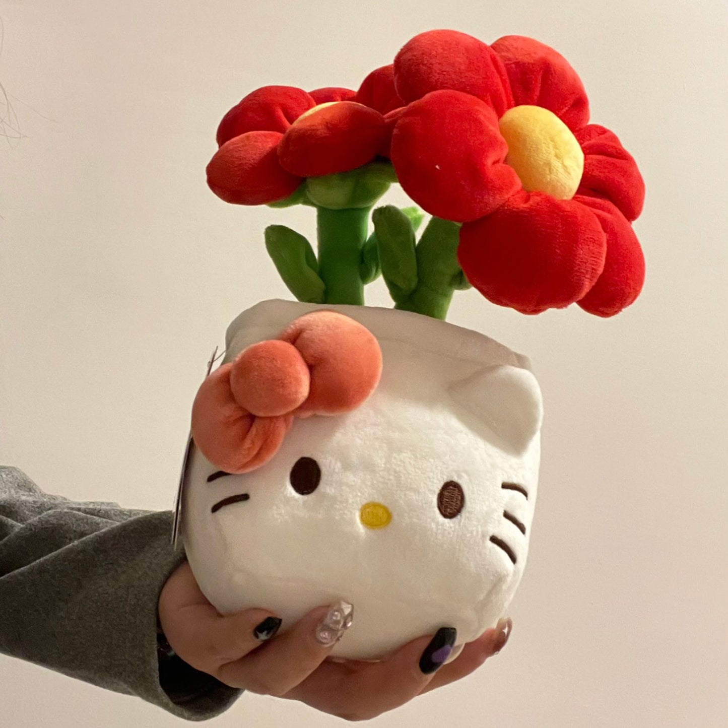 HelloKitty Sanrio genuine Hello Kitty doll bouquet plush potted plant doll birthday present female