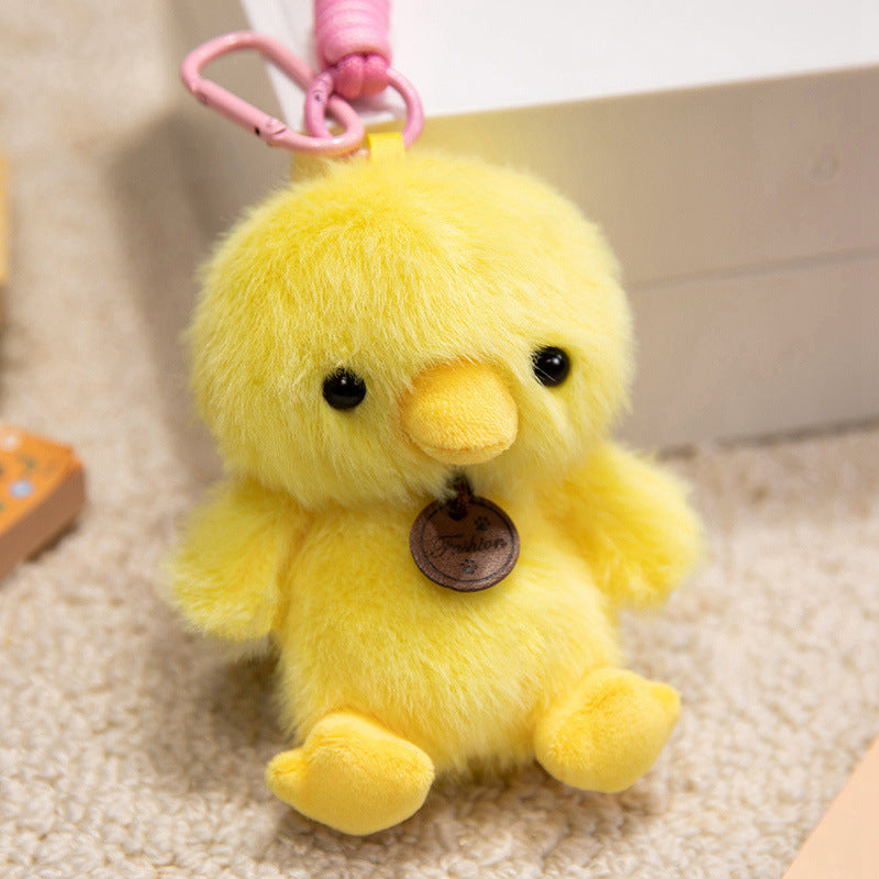 Animal pendant doll keychain wholesale bag hand rope plush toy birthday gift girl doll