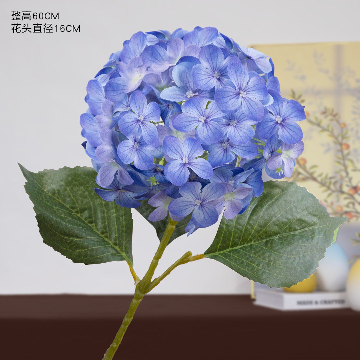 Artificial hydrangea high-end wedding hall hotel home decoration ornament 3D printing Elsa hydrangea simulation flower fake flower