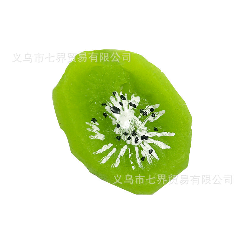 Simulation tpr fruit accessories simulation blueberry soft glue DIY material edible game cream glue accessories strawberry pineapple macaque