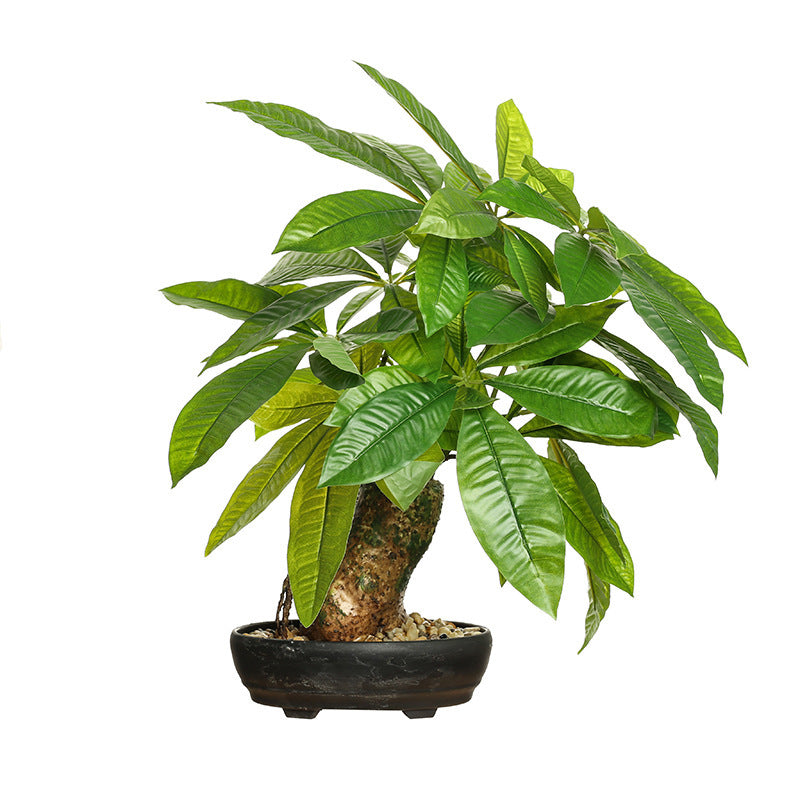 Fake flower fortune tree green plant bonsai artificial plant directly from the manufacturer simulation flower creative home ornament simulation potted plant