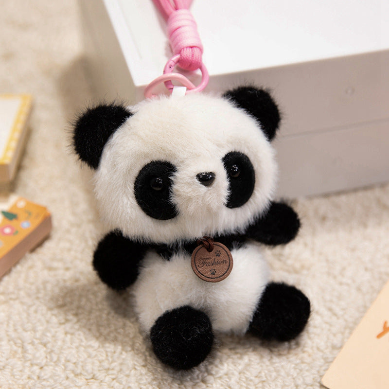 Animal pendant doll keychain wholesale bag hand rope plush toy birthday gift girl doll