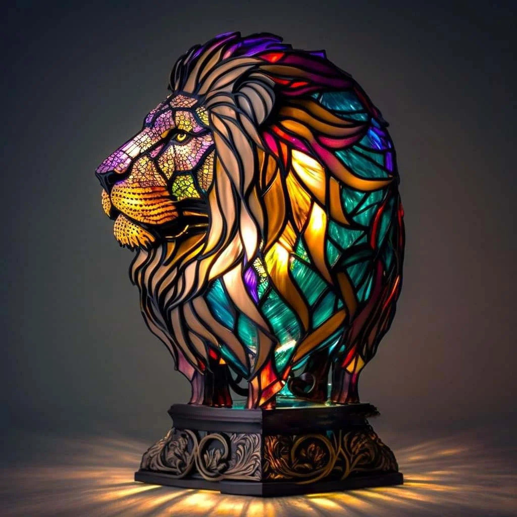 2026 new dog series resin ornament LED night light art animal statue creative home desktop decoration