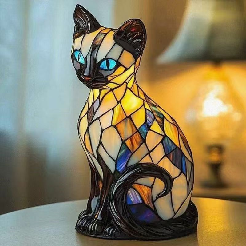 2026 new dog series resin ornament LED night light art animal statue creative home desktop decoration