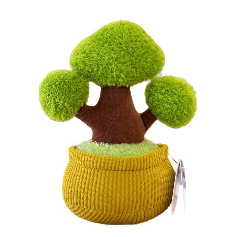 New simulation fragrance plush doll potted persimmon sunflower fortune tree doll creative decoration grab machine doll