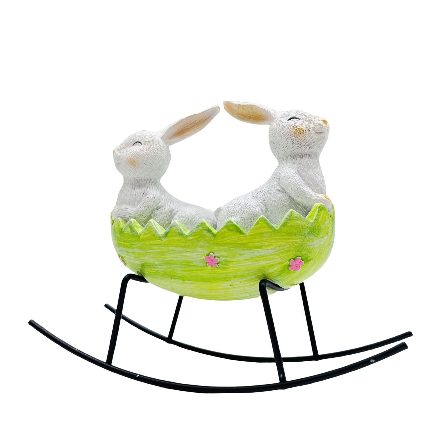 2026 Easter Cradle Rabbit Ornament Creative Home Bath Rabbit Ornament Garden Garden Outdoor Ornament