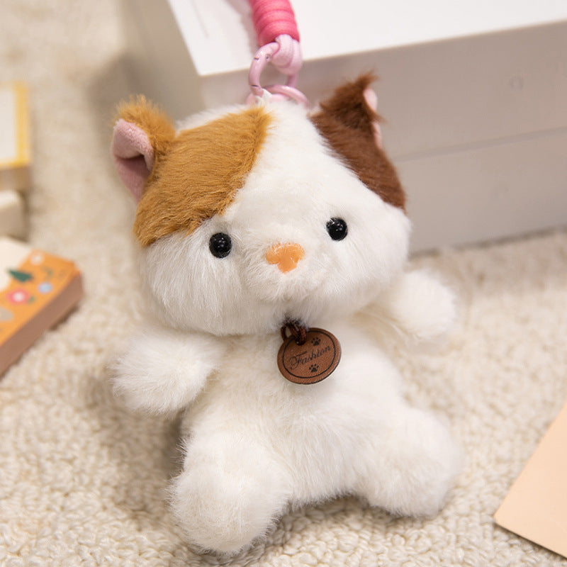 Animal pendant doll keychain wholesale bag hand rope plush toy birthday gift girl doll