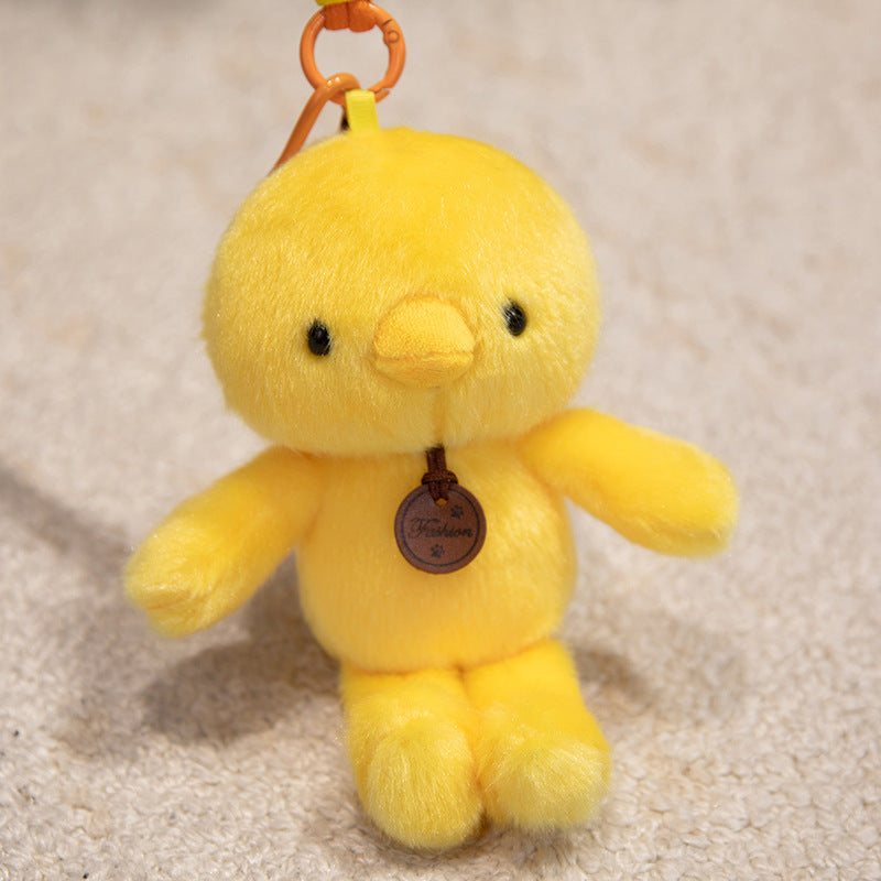 Animal pendant doll keychain wholesale bag hand rope plush toy birthday gift girl doll