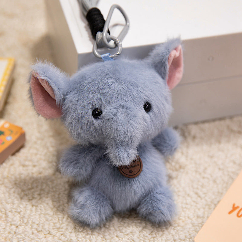 Animal pendant doll keychain wholesale bag hand rope plush toy birthday gift girl doll
