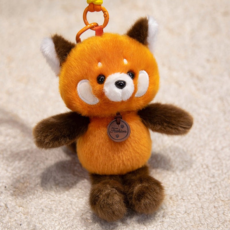 Animal pendant doll keychain wholesale bag hand rope plush toy birthday gift girl doll