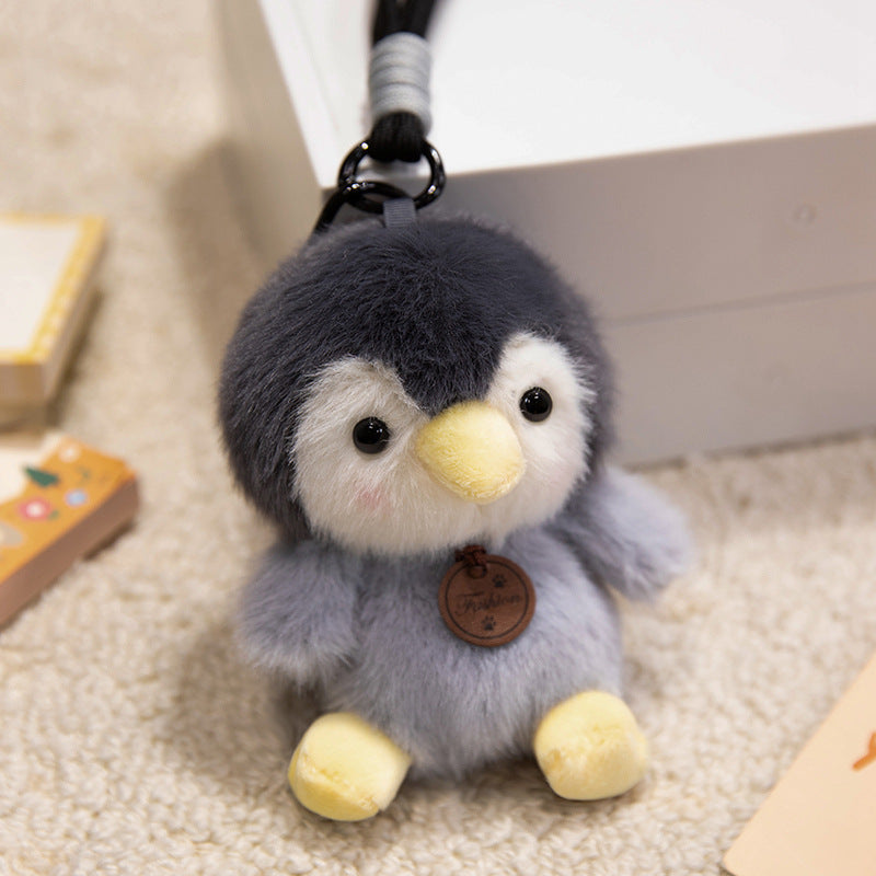 Animal pendant doll keychain wholesale bag hand rope plush toy birthday gift girl doll