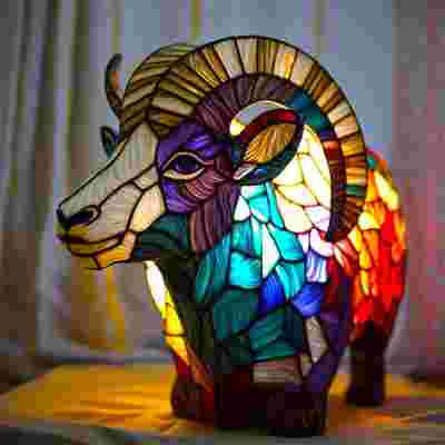 2026 new dog series resin ornament LED night light art animal statue creative home desktop decoration