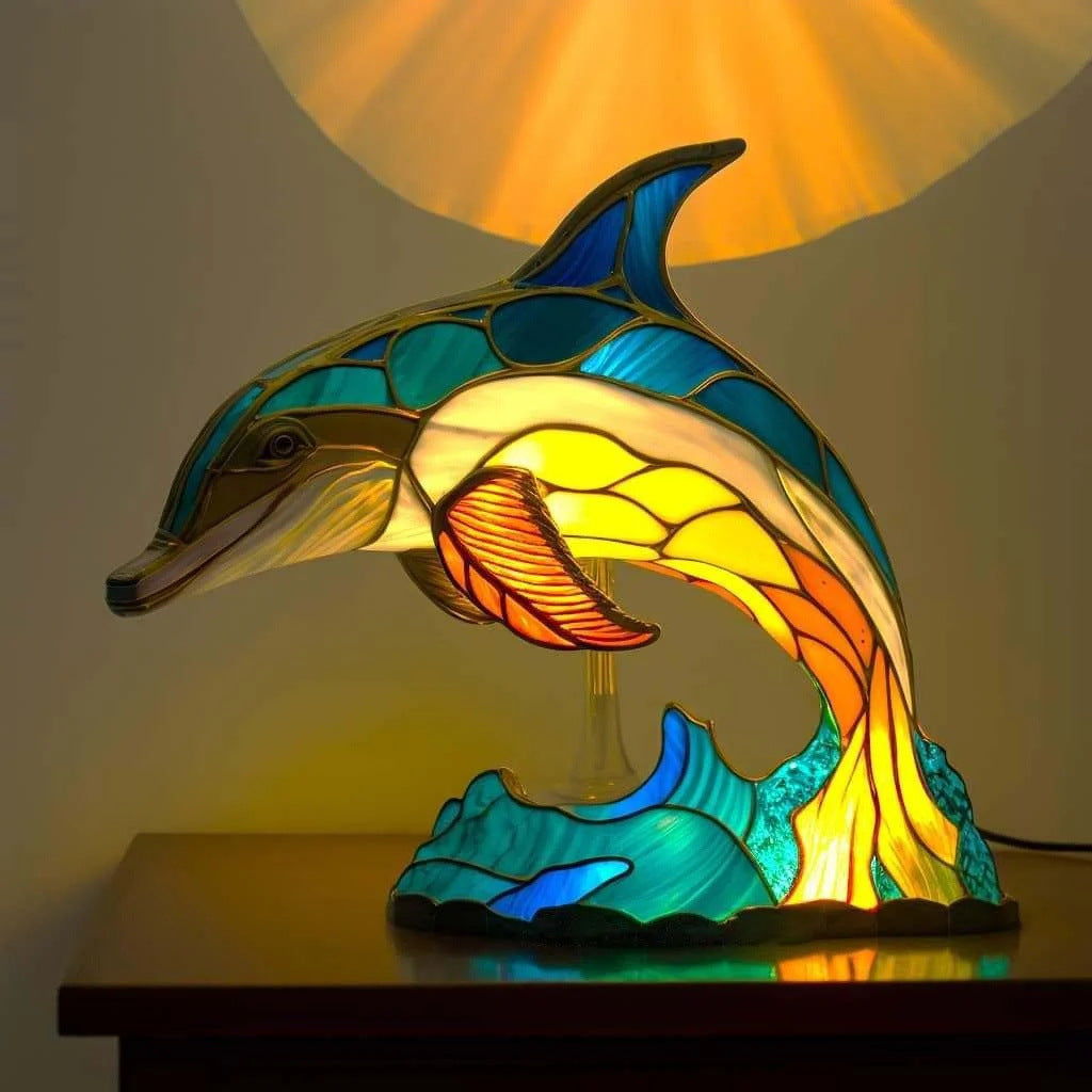 2026 new dog series resin ornament LED night light art animal statue creative home desktop decoration