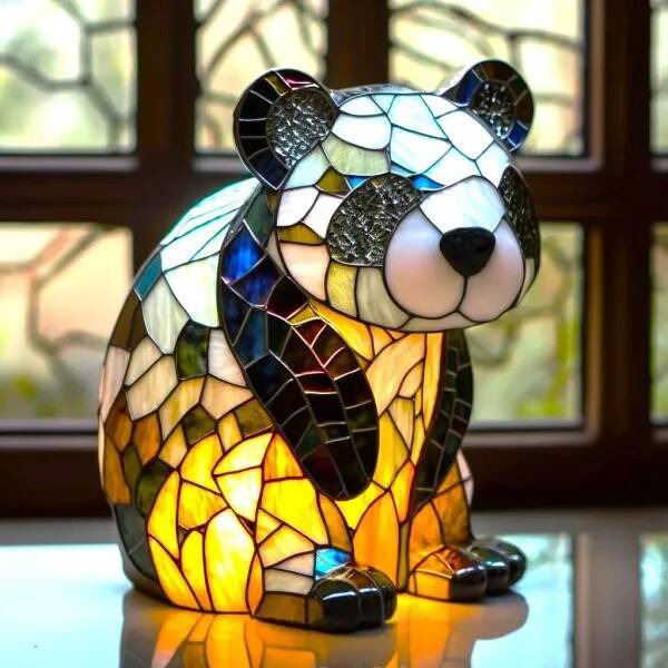 2026 new dog series resin ornament LED night light art animal statue creative home desktop decoration