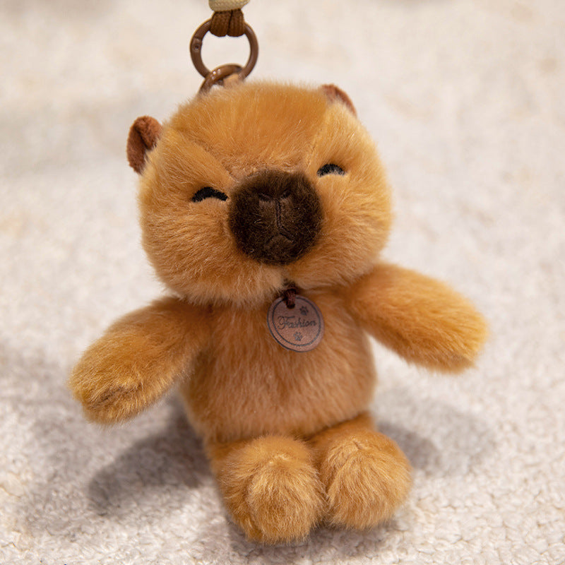Animal pendant doll keychain wholesale bag hand rope plush toy birthday gift girl doll