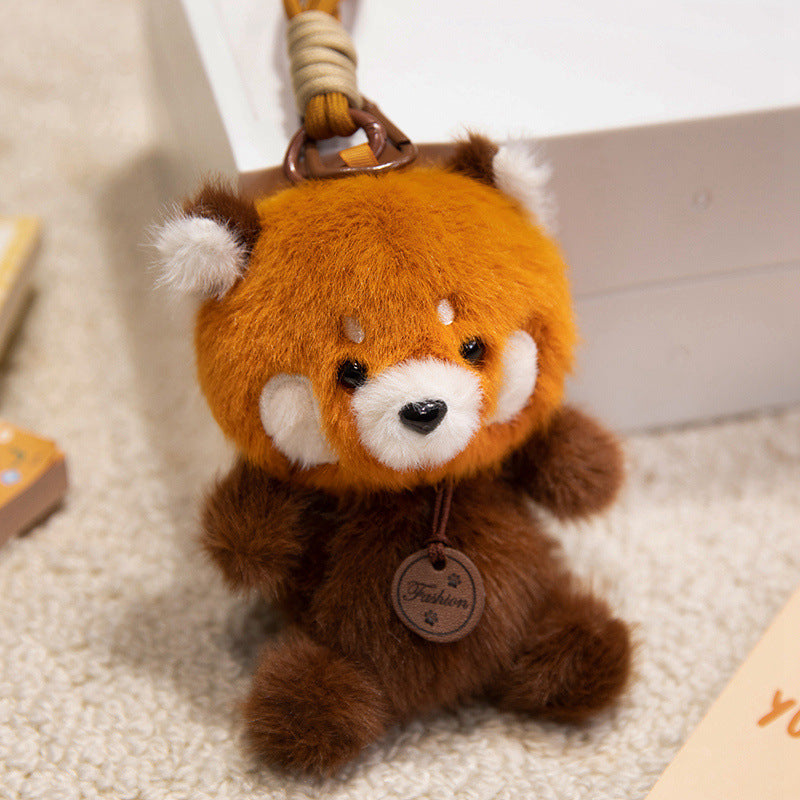 Animal pendant doll keychain wholesale bag hand rope plush toy birthday gift girl doll