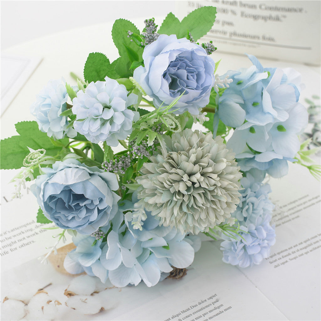 artificial flower bouquet 7-pronged simulated flower Peony bouquet Plastic flower, daisy flower Silk flower Dried flower Home decoration