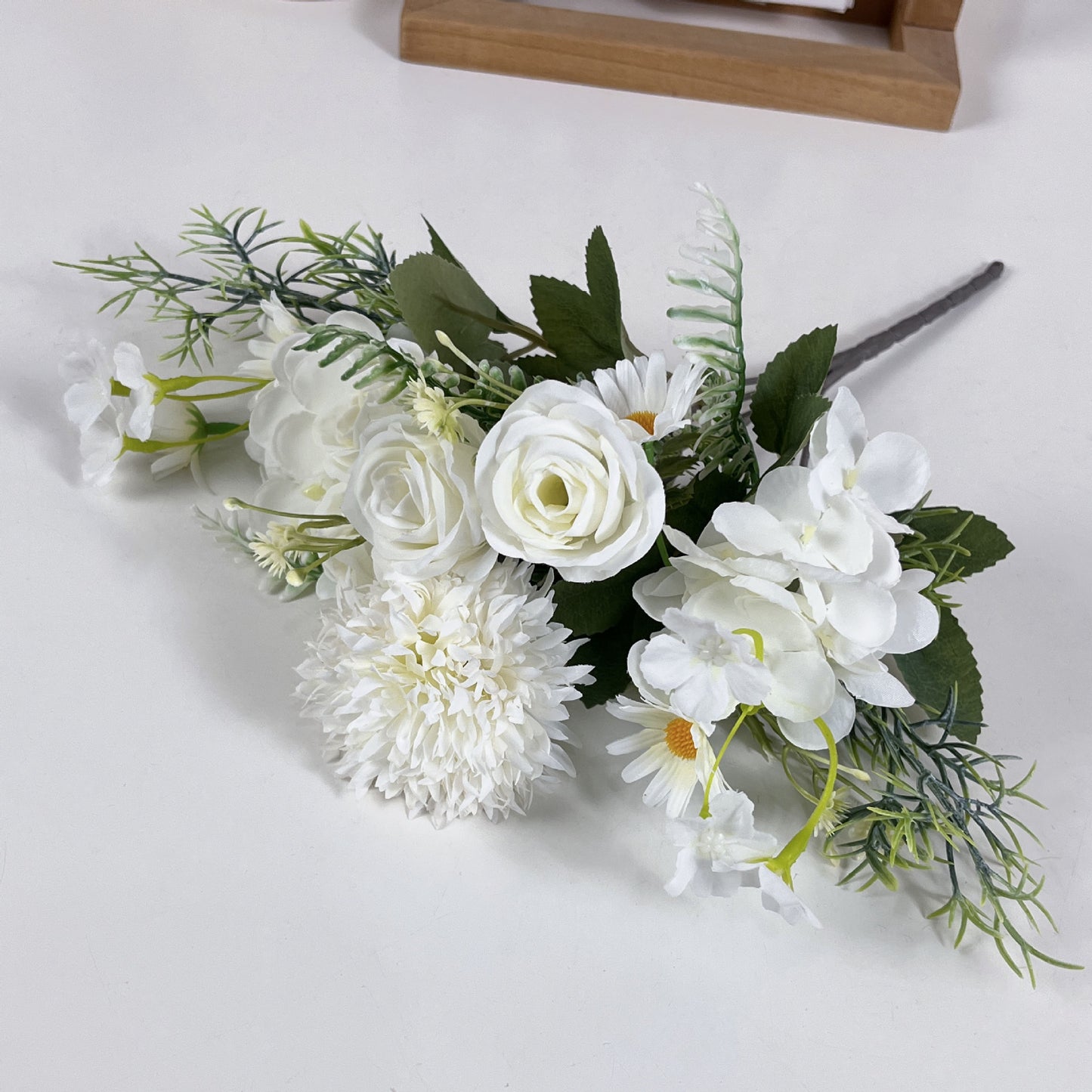 artificial flower bouquet 7-pronged simulated flower Peony bouquet Plastic flower, daisy flower Silk flower Dried flower Home decoration