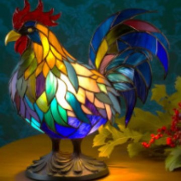 2026 new dog series resin ornament LED night light art animal statue creative home desktop decoration