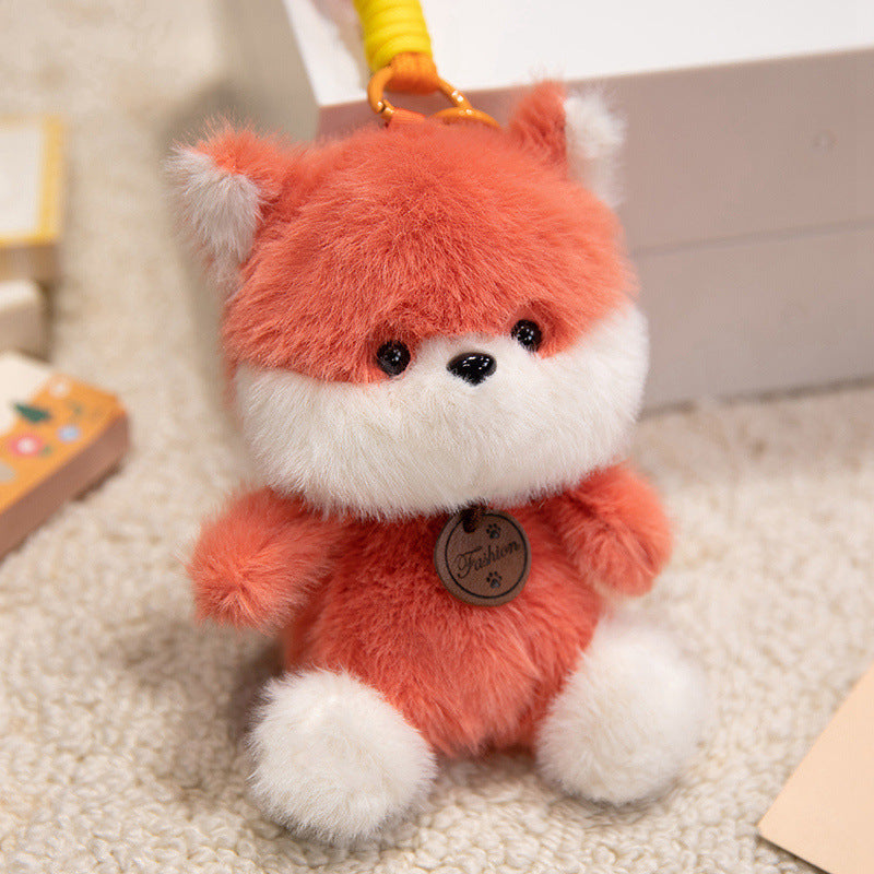 Animal pendant doll keychain wholesale bag hand rope plush toy birthday gift girl doll