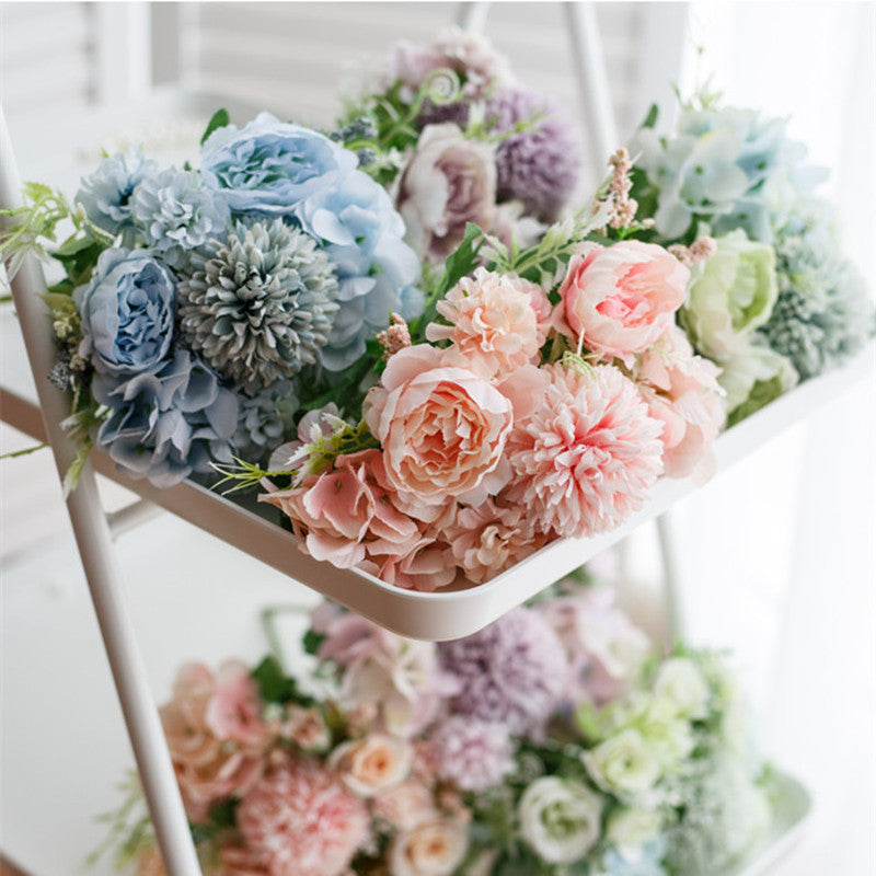 artificial flower bouquet 7-pronged simulated flower Peony bouquet Plastic flower, daisy flower Silk flower Dried flower Home decoration