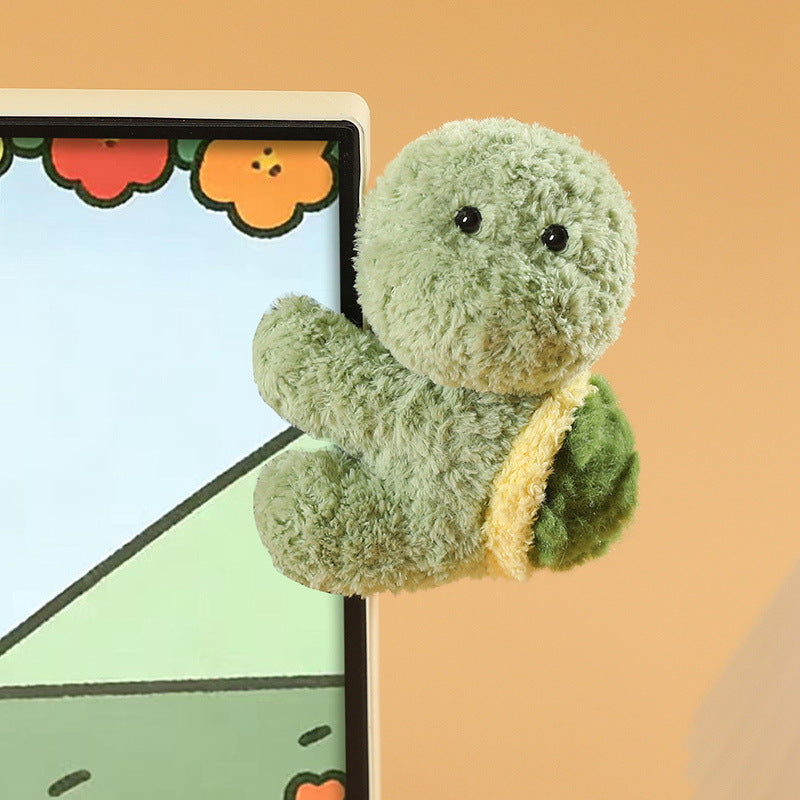 Cute little animals, plush clips, dolls, cute cats, rabbits, desktop ornaments, computer screen ornaments, dolls