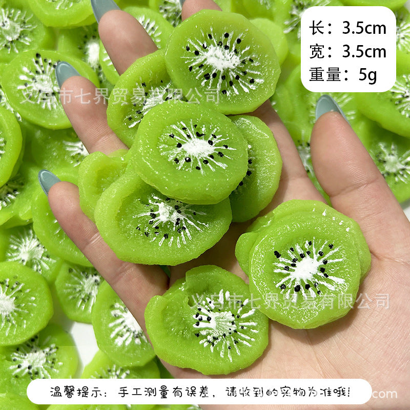 Simulation tpr fruit accessories simulation blueberry soft glue DIY material edible game cream glue accessories strawberry pineapple macaque