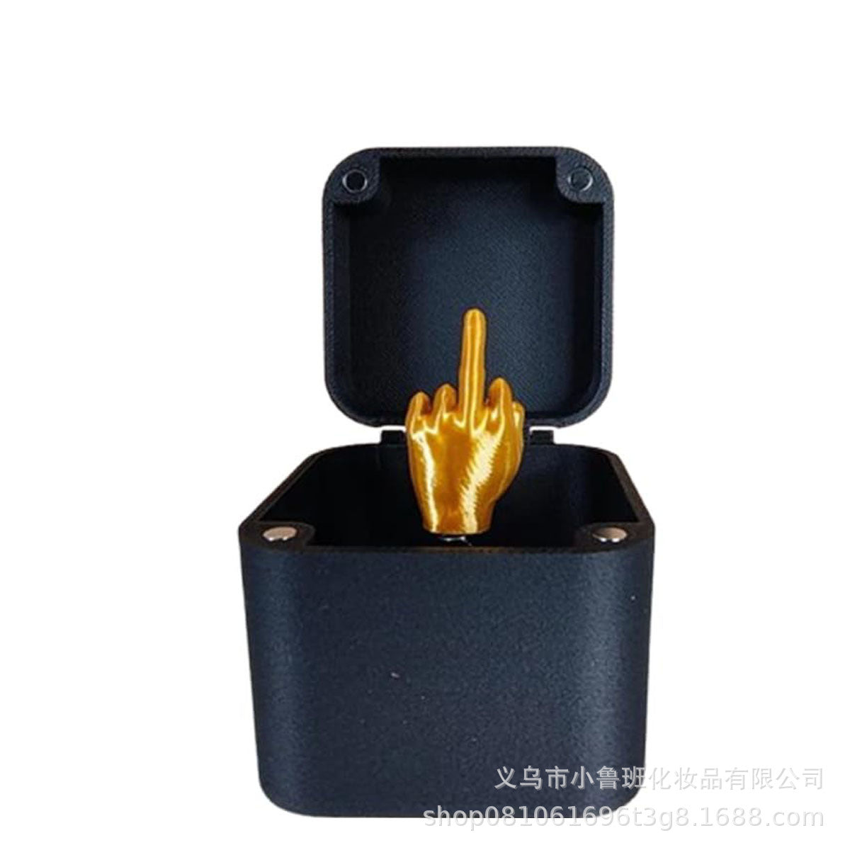 3D Printed Middle Finger Surprise Gift Box Spoof Middle Finger Surprise Gift Box Whole Person Toy