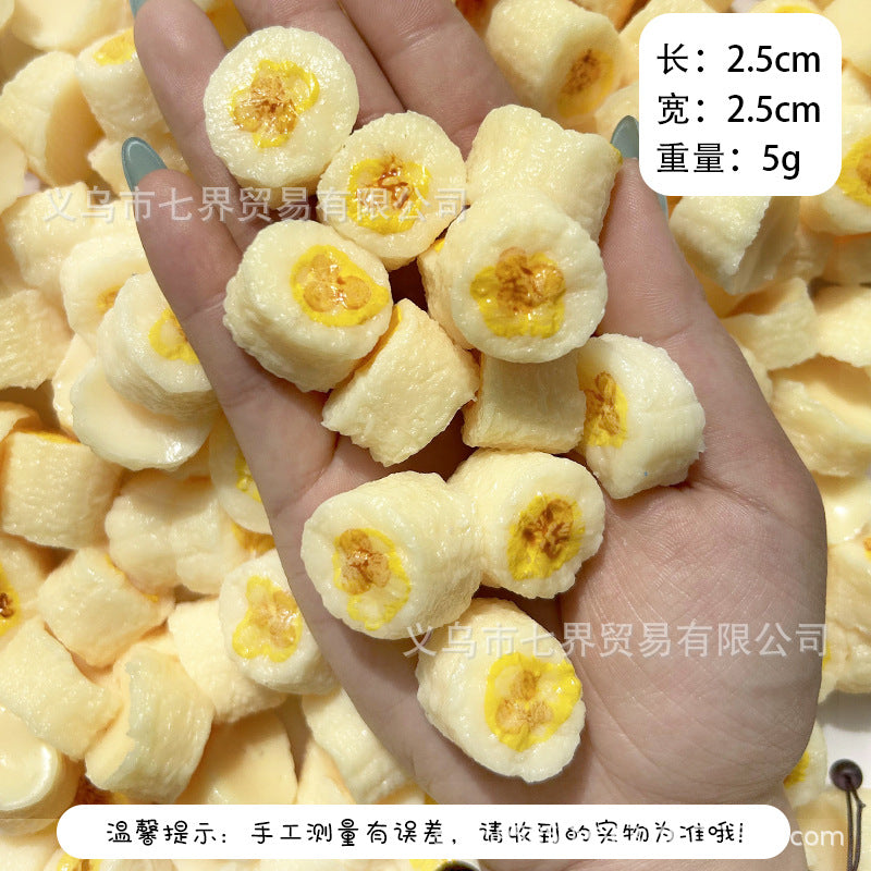 Simulation tpr fruit accessories simulation blueberry soft glue DIY material edible game cream glue accessories strawberry pineapple macaque