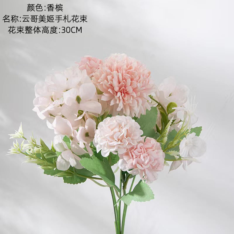 artificial flower bouquet 7-pronged simulated flower Peony bouquet Plastic flower, daisy flower Silk flower Dried flower Home decoration