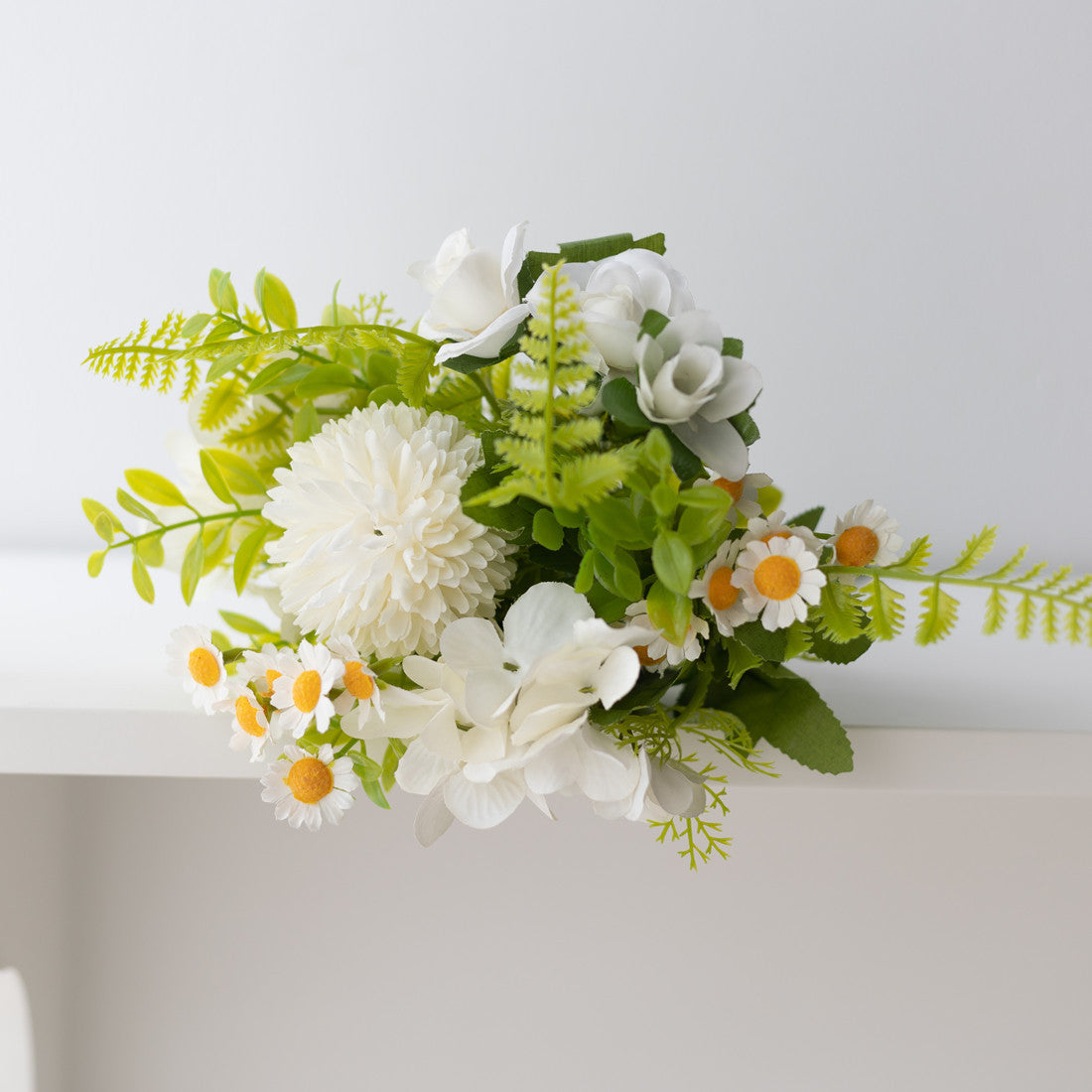 artificial flower bouquet 7-pronged simulated flower Peony bouquet Plastic flower, daisy flower Silk flower Dried flower Home decoration