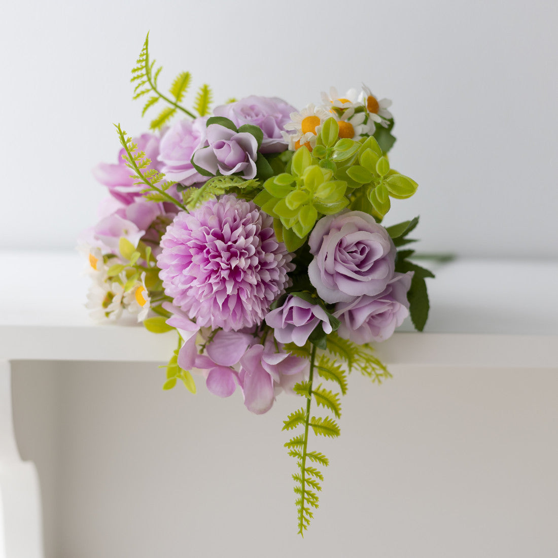 artificial flower bouquet 7-pronged simulated flower Peony bouquet Plastic flower, daisy flower Silk flower Dried flower Home decoration