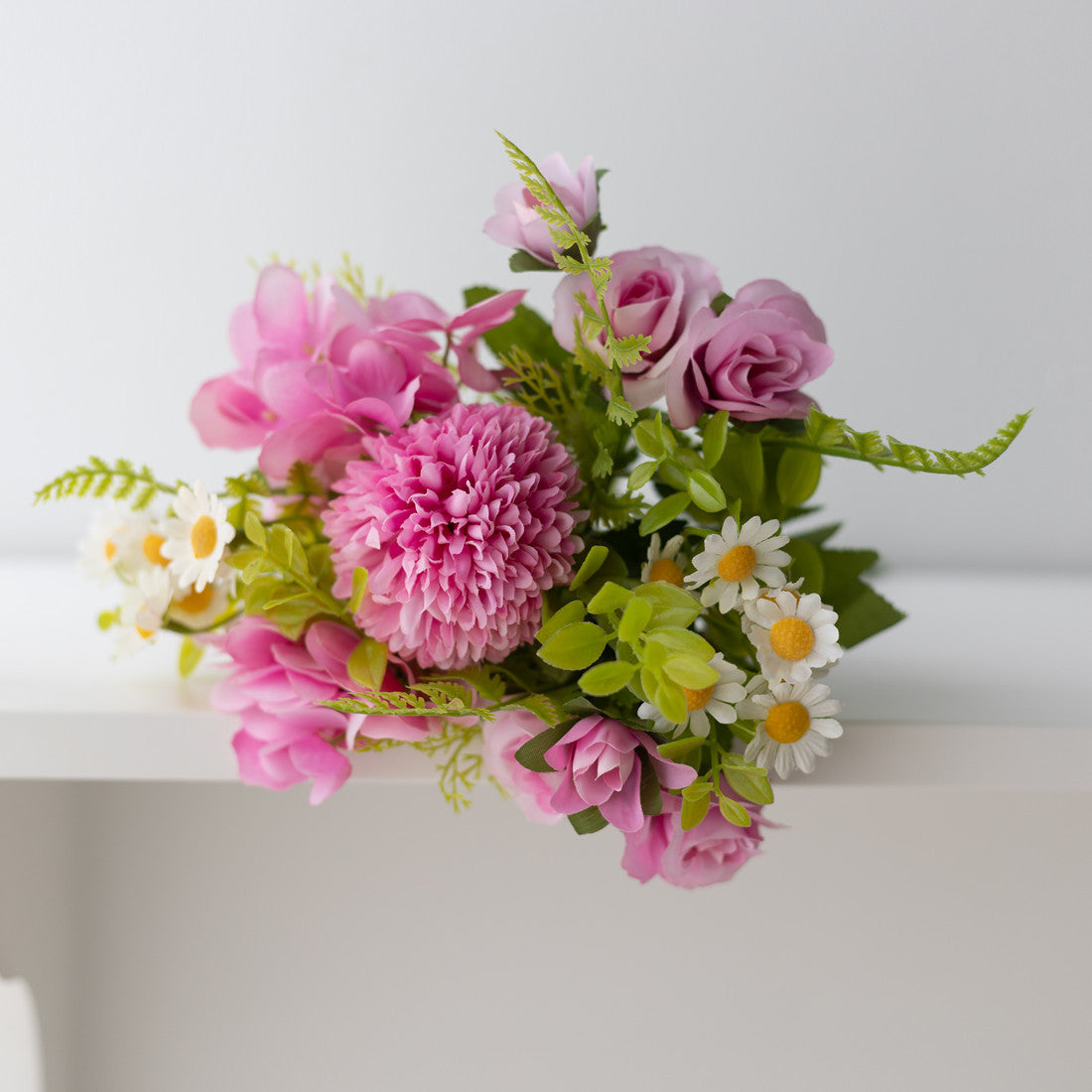 artificial flower bouquet 7-pronged simulated flower Peony bouquet Plastic flower, daisy flower Silk flower Dried flower Home decoration