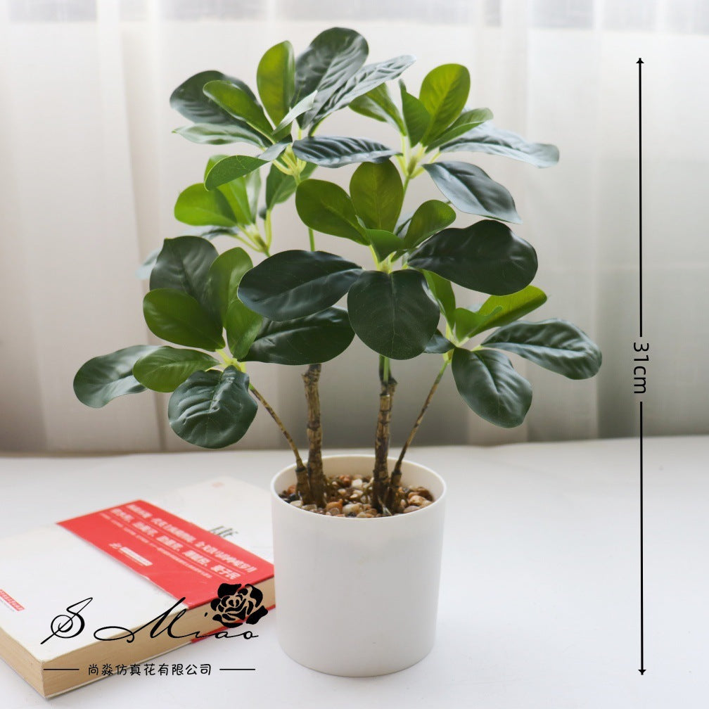 Fake flower fortune tree green plant bonsai artificial plant directly from the manufacturer simulation flower creative home ornament simulation potted plant