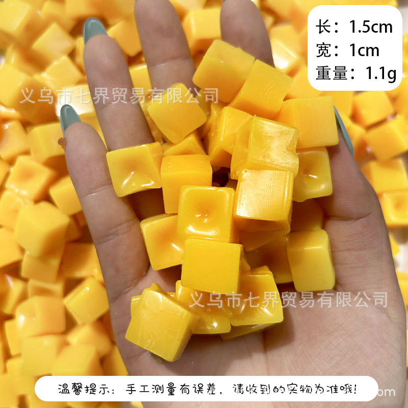 Simulation tpr fruit accessories simulation blueberry soft glue DIY material edible game cream glue accessories strawberry pineapple macaque